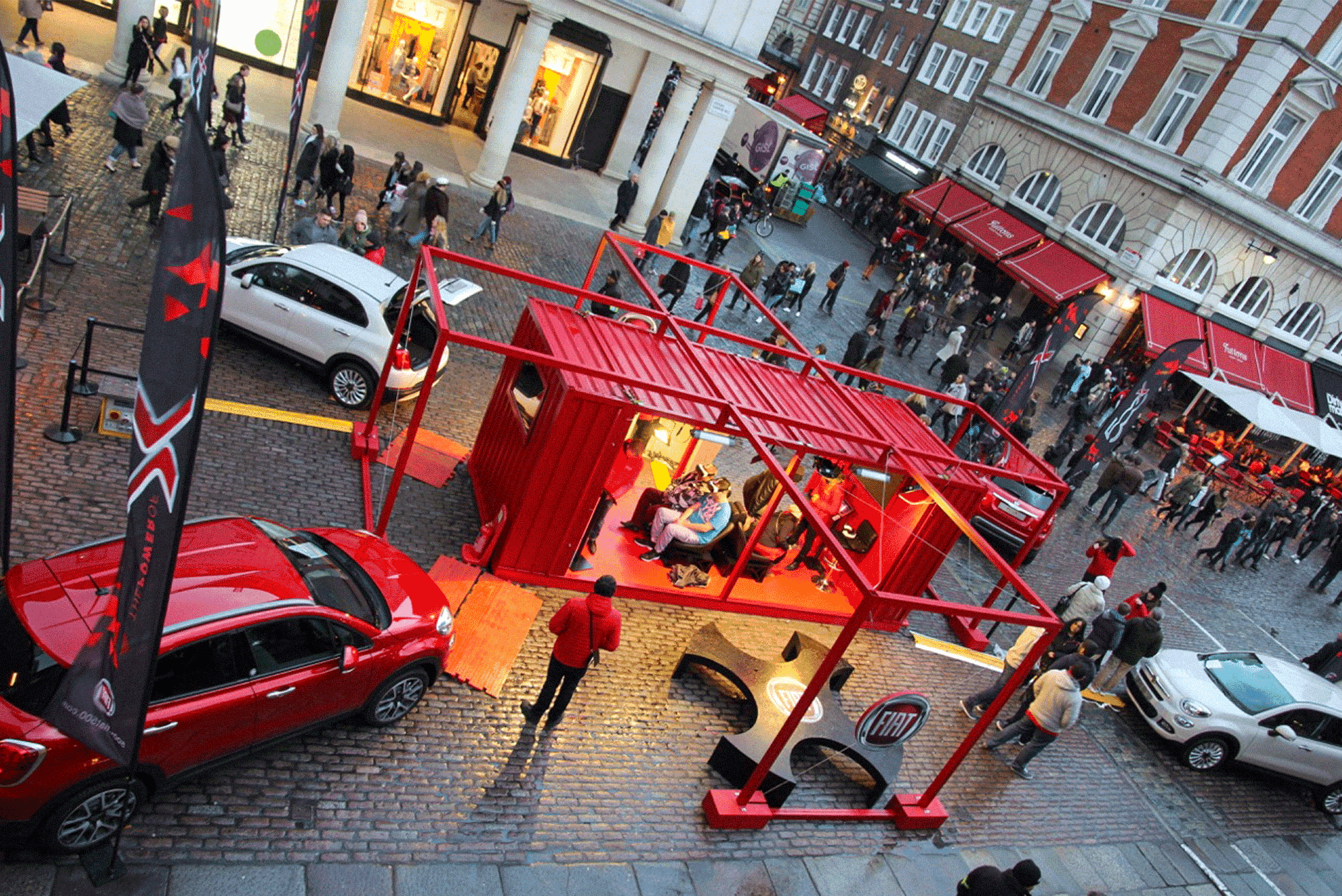 FIAT 500X Roadshow: Turning cities into stages